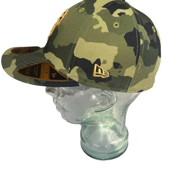 New Era San Francisco Giants Camo Hat with Gold Logo NWT - Picture 2 of 6